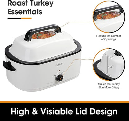 Sunvivi 26-Quart Roaster Oven, Electric Roaster Oven - Image 3