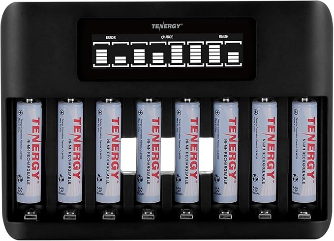 Tenergy TN480U 8-Bay LCD Display Fast Charger by Tenergy