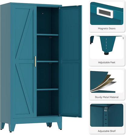 61" Tall Pantry Cabinet, Kitchen Pantry Storage Cabinets - Image 4