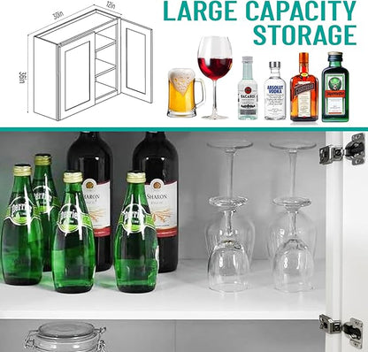 Wall Kitchen Cabinets, Wall Mounted, RTA Upper Cabinet, Modern - Image 6
