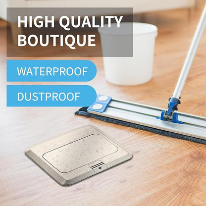 Vagueior Recessed Floor Electrical Outlet Kit, Waterproof Electrical Outlet - Image 5