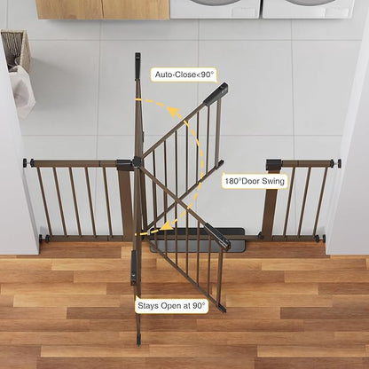 Cumbor 29.7-54.2" Wide Baby Gate - Image 3