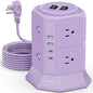 Flat Plug Power Strip Tower by NVEESHOX
