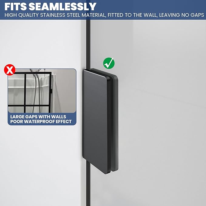 Bathroom Shower Glass Door 32 * 74" - Image 5