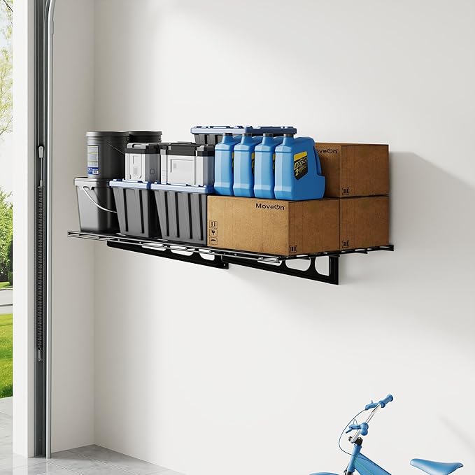 FLEXIMOUNTS 2x3ft Garage Shelving Wall-Mounted, Holds Up to 200 lbs, Garage by FLEXIMOUNTS