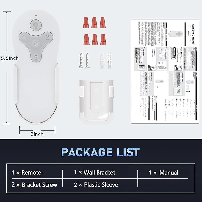 Ceiling Fan Remote Control Compatible - Image 7