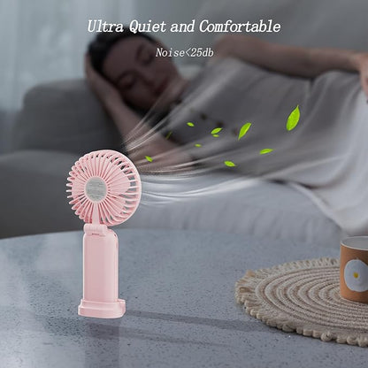 GOCKERA Portable Fan, 4200mAh Battery Operated Fan, 5 Speeds&Digital Display - Image 6