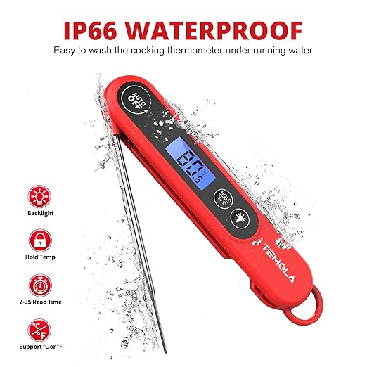 Meat Thermometer for Cooking, Instant Read Food Thermometer - Image 3