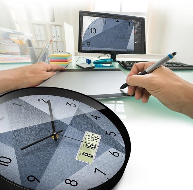 SCAOGE Industrial Wall Clock - Image 4