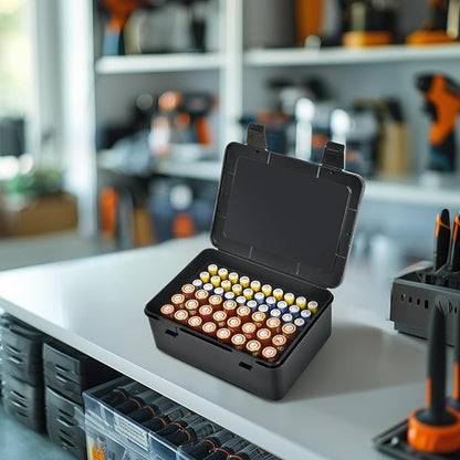 ALCYON Battery Organizer Storage Box, Garage Case Holder - Image 7