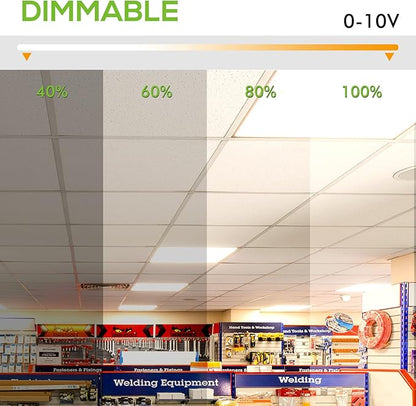 hykolity 2x4 FT LED Flat Panel Troffer Light, CCT Selectable 4000K-5000K-6500K - Image 3