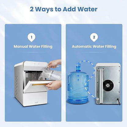 Gevi V2.0 Nugget Ice Maker, 38lbs/24H Countertop Pellet Ice Machine - Image 5