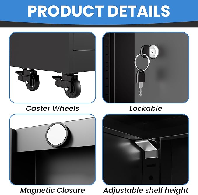 Garage Metal Storage Cabinet - Image 4