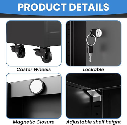 Garage Metal Storage Cabinet - Image 4