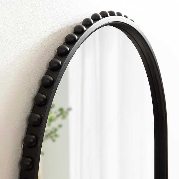 Kate and Laurel Beadbrook Modern Beaded Arched Mirror - Image 5