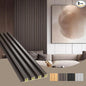 OUZUGIE WPC Acoustic Slat Wall Paneling, Living Room, TV Background, Study Room by OUZUGIE