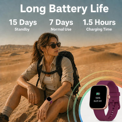 senior-friendly pedometer watch, step counter, no app or, package contents