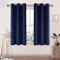 DWCN Navy Curtains 45 Inch Length, Solid Thermal Curtains by DWCN