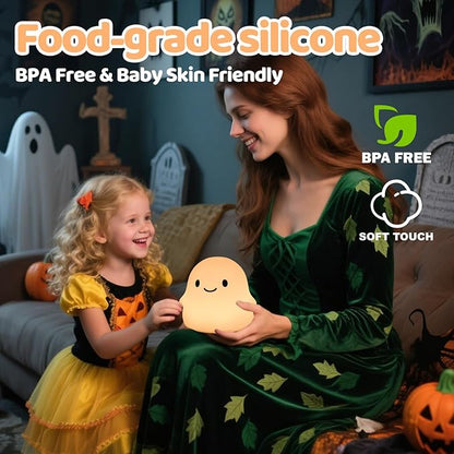Rytinazzz Halloween Ghost Night Light, Color-Changing & 50-Hour Battery - Image 4