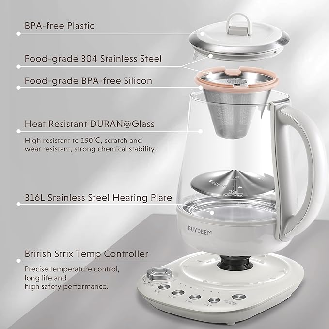 BUYDEEM K156 Tea Maker, Electric Kettle - Image 5