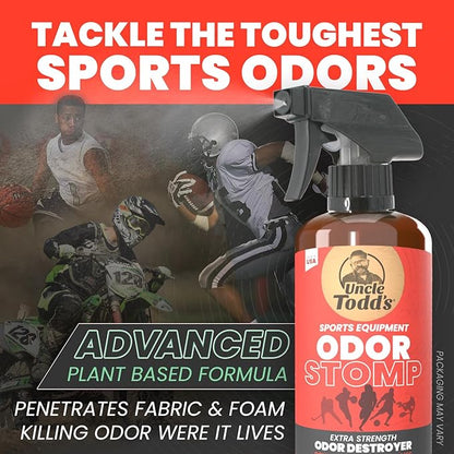 Uncle Todd’s Odor Stomp Sports Equipment Odor Eliminator Spray - Image 2