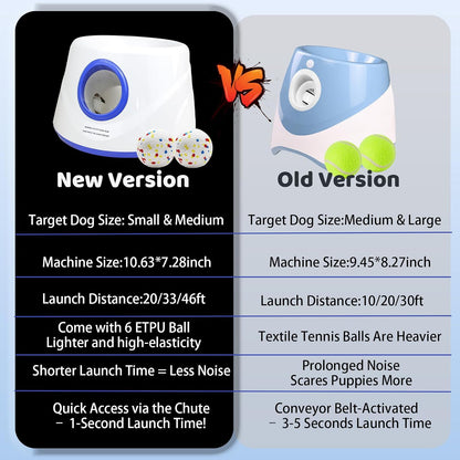magicorange automatic dog ball launcher, side view