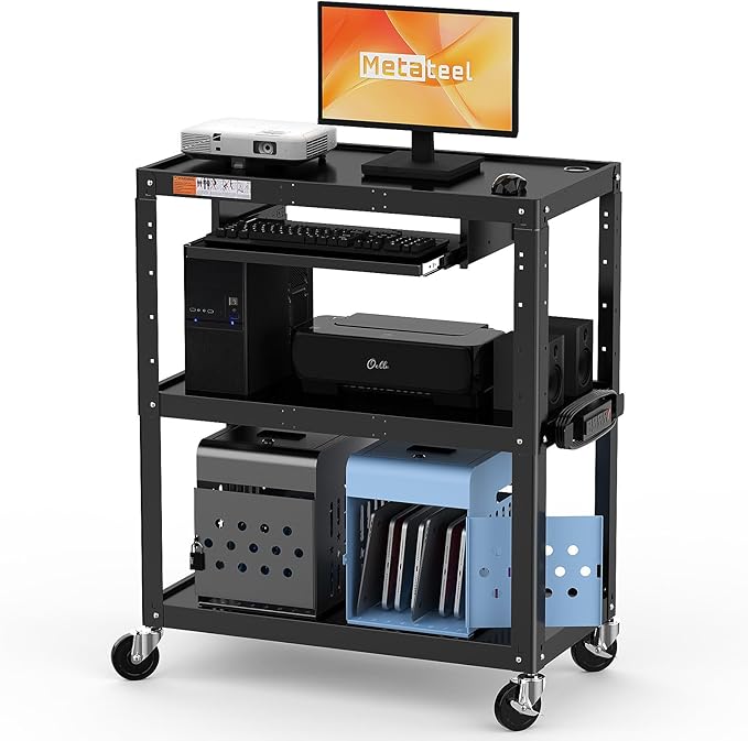 Extra-Large 3-Tier Utility Cart by MetaTeel