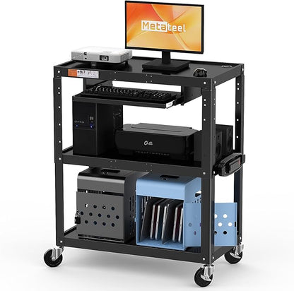 Extra-Large 3-Tier Utility Cart by MetaTeel