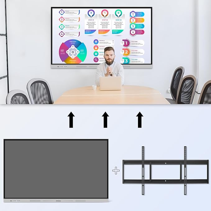 Smart Board 75 inch 4K Interactive Whiteboard Touch Screen, Digital Smart - Image 8
