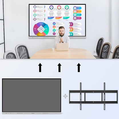 Smart Board 75 inch 4K Interactive Whiteboard Touch Screen, Digital Smart - Image 8