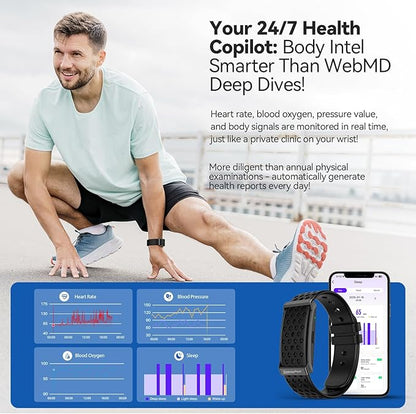 Smart Bracelet, Wearable Activity & Fitness Tracker Band, 24H Sleep Tracker - Image 6