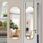 48"x16" Gold Door Mirror Full Length Over The Door by FerytangeHome