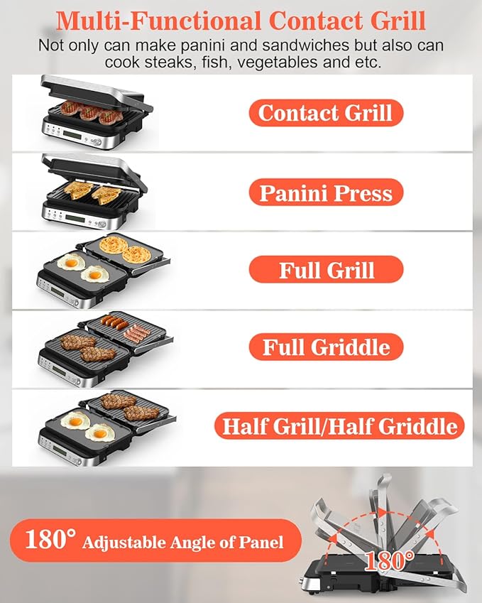 Panini Press Grill Sandwich Maker - Image 6