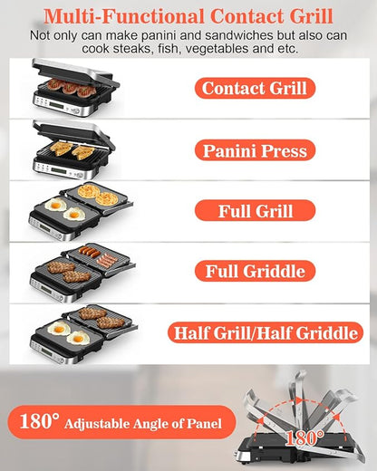 Panini Press Grill Sandwich Maker - Image 6