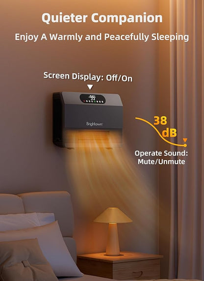 Brightown Wall Heater for Indoor Use, Space Heater - Image 6