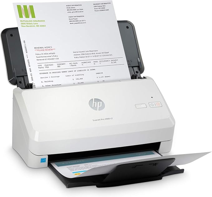 HP ScanJet Pro 2000 s2 35ppm USB 3.0 Color Duplex Scanner - Image 9