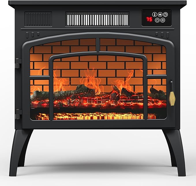 Royalcraft Electric Fireplace Heater, Freestanding Electric Fireplace Stove - Image 9