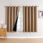ChrisDowa 100% Blackout Curtains 63 inch Long by ChrisDowa