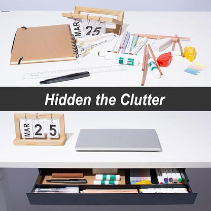 Large Under Desk Mounted Sliding Drawer - Image 8