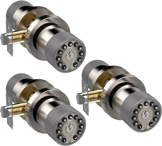 BOTHSTAR Keypad Door Knob with Key, Keyless Entry Door Lock, Code Locks Door by BOTHSTAR