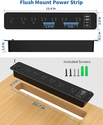 Inhwatek Recessed Power Strip - Image 6