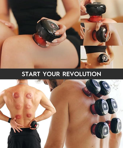 REVO The Original 4-in-1 Smart Cupping Therapy Massager, Muscle Soreness - Image 8
