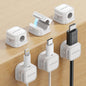 6 Pack Magnetic Cable Clips Cord Holder, Under Desk Cable Management, JOYROOM by JOYROOM