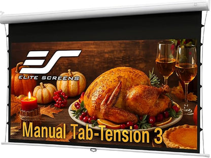 Elite Screens Manual Tab-Tension 3, 125-INCH by EliteScreensInc