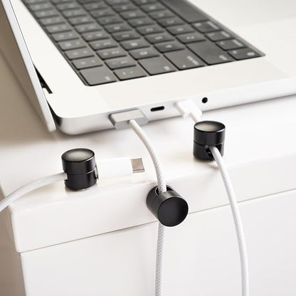 ICONIT Cable Anchors for Desk Organization Black | Premium Aluminum Cord - Image 2
