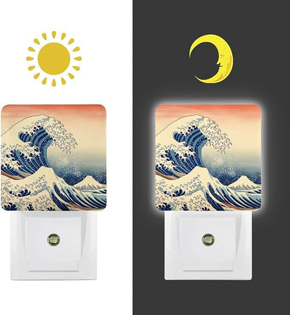 YKJAHSD Ocean Waves Night Light, Plug into Wall Decor Nightlights - Image 7