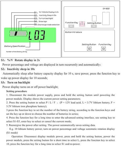 Frienda Dc 12v 24v 36v 48v 72v Battery Meter - Image 6