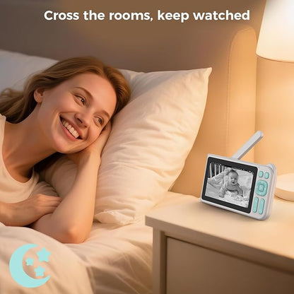 Video Baby Monitor, 2000ft Long Range, Enhanced Signal Stability, No WiFi - Image 4