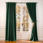Lazzzy Velvet Blackout Curtains Thermal Insulated Room Window Drapes Super Soft by Lazzzy