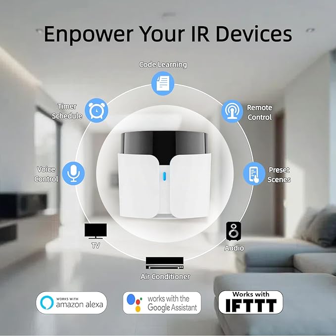 BroadLink RM5plus Smart Infrared Remote, All-in-One Universal Control Hub - Image 2